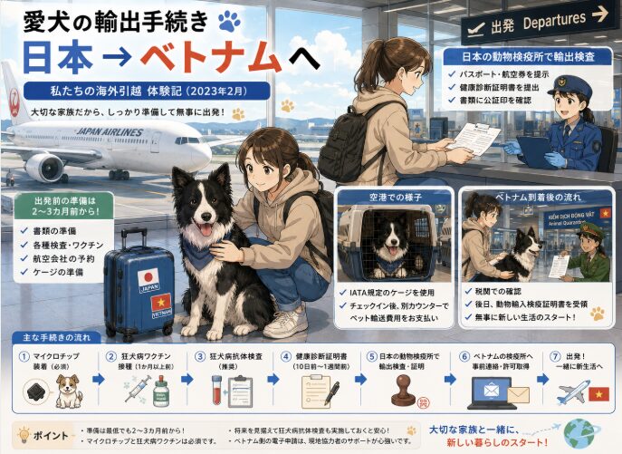 コラム|愛犬の輸出手続き(日本からベトナム)